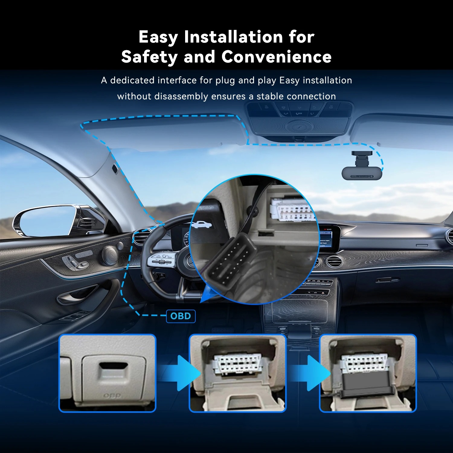 مجموعة أدوات DDPAI  الذكية Obd 